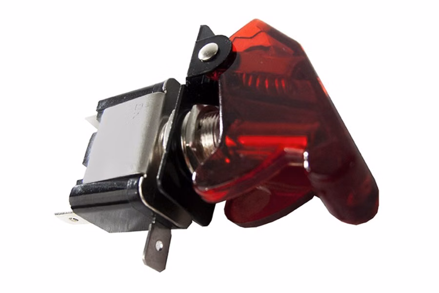 Race Sport 12V LED Toggle Switch (Red)