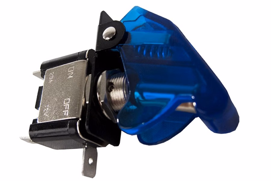 Race Sport 12V LED Toggle Switch (Blue)